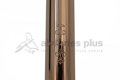 J. R. Lafin Headjoint 14K Rose Gold Tube with 14K Rose Gold Lip Plate, Riser and Adler Wings C7810
