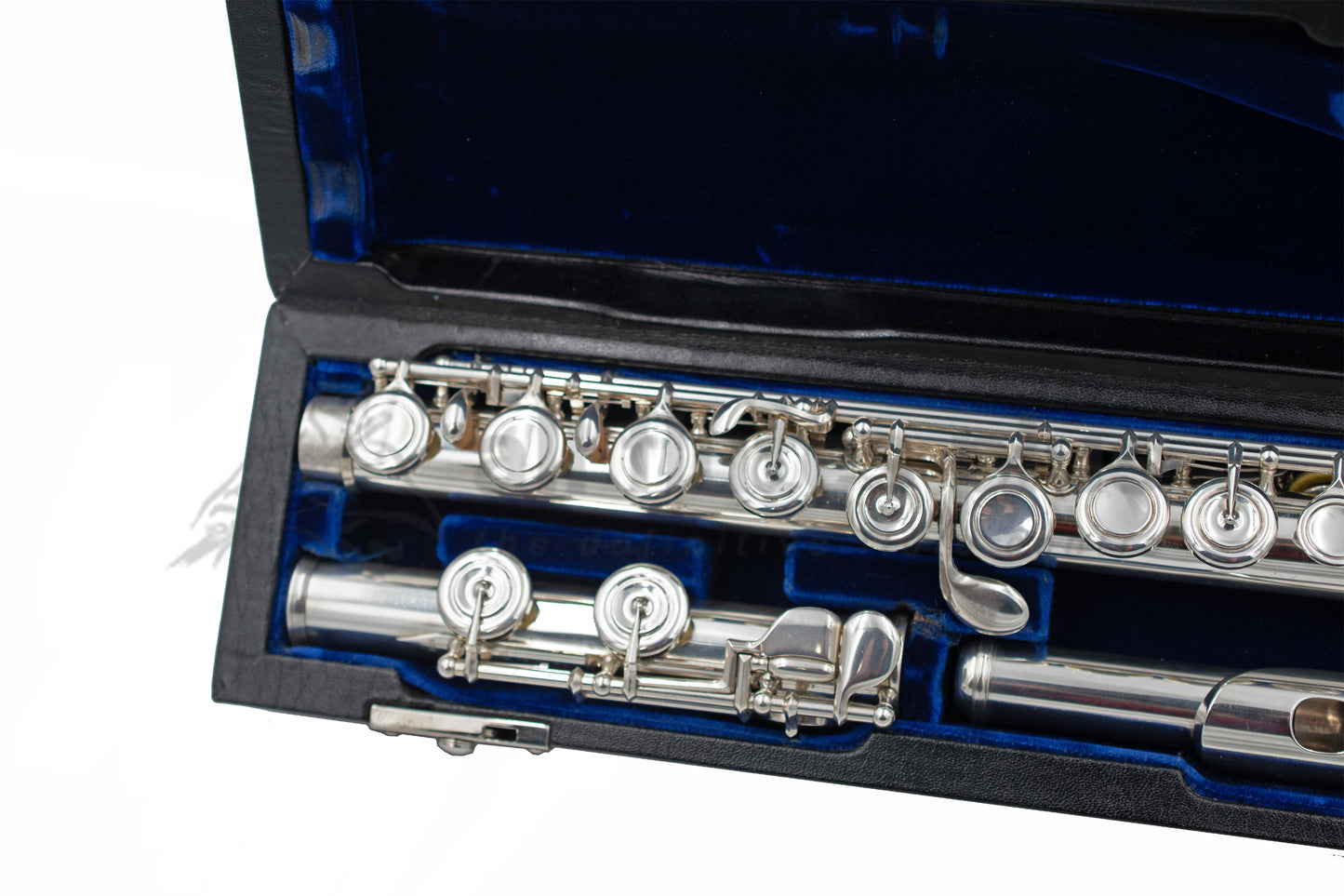 Pre-Owned Mateki All Silver Flute with Dana Sheridan Silver Headjoint with 14K Gold Riser C7856
