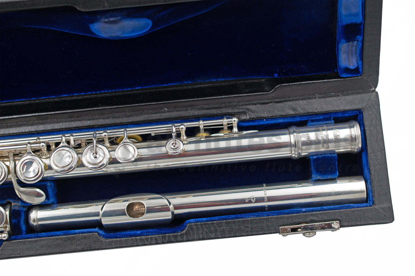 Pre-Owned Mateki All Silver Flute with Dana Sheridan Silver Headjoint with 14K Gold Riser C7856