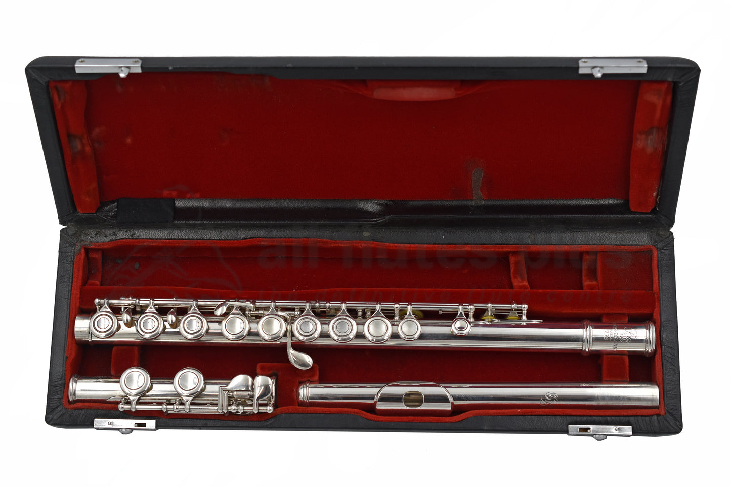 Pre-owned Oston-Brannen Full Silver Flute C7852