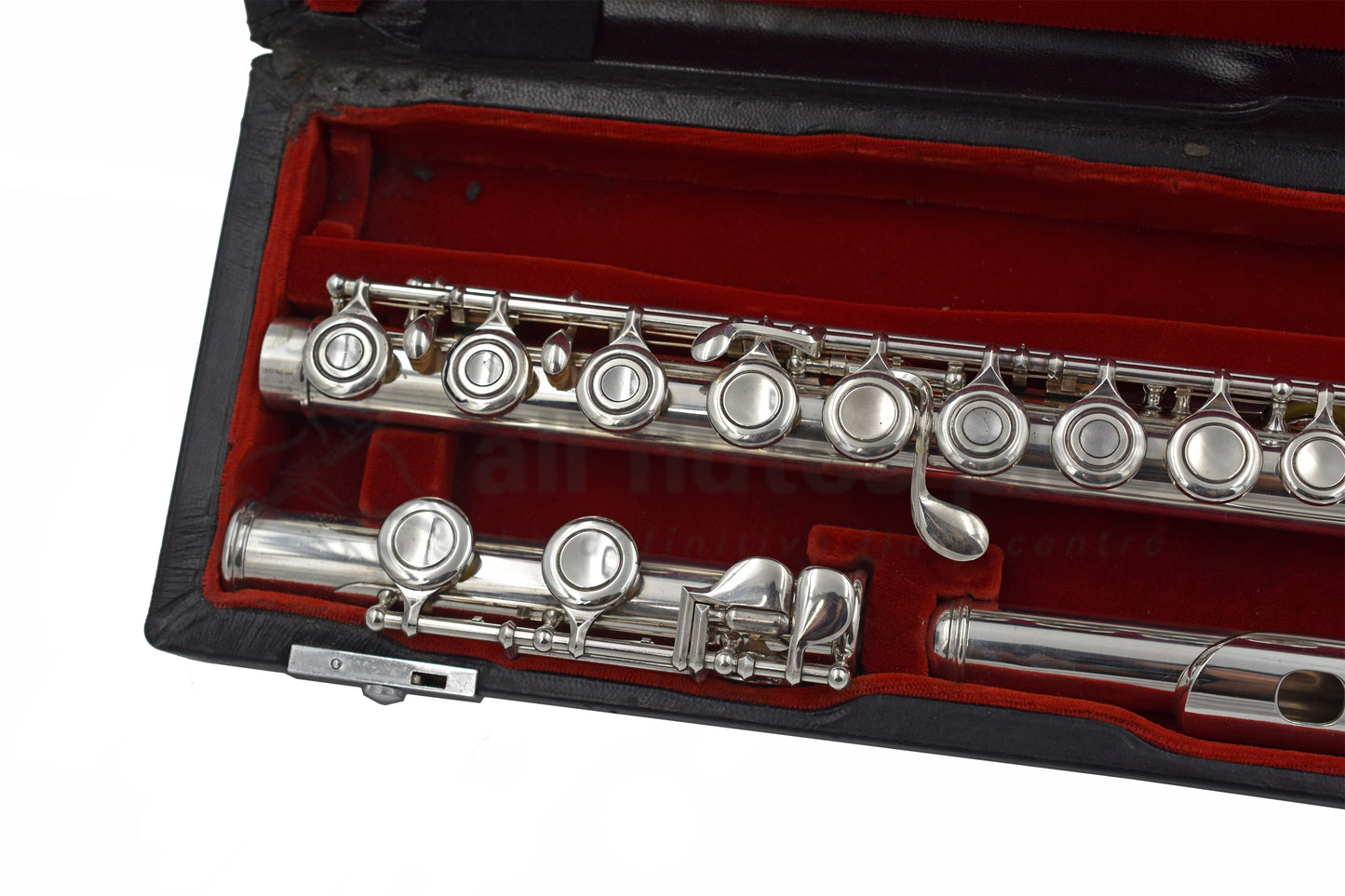 Pre-owned Oston-Brannen Full Silver Flute C7852