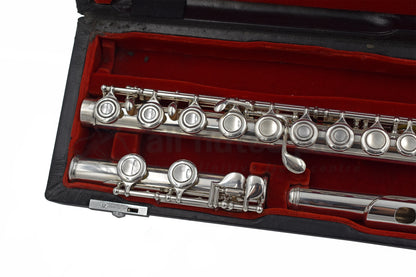 Pre-owned Oston-Brannen Full Silver Flute C7852