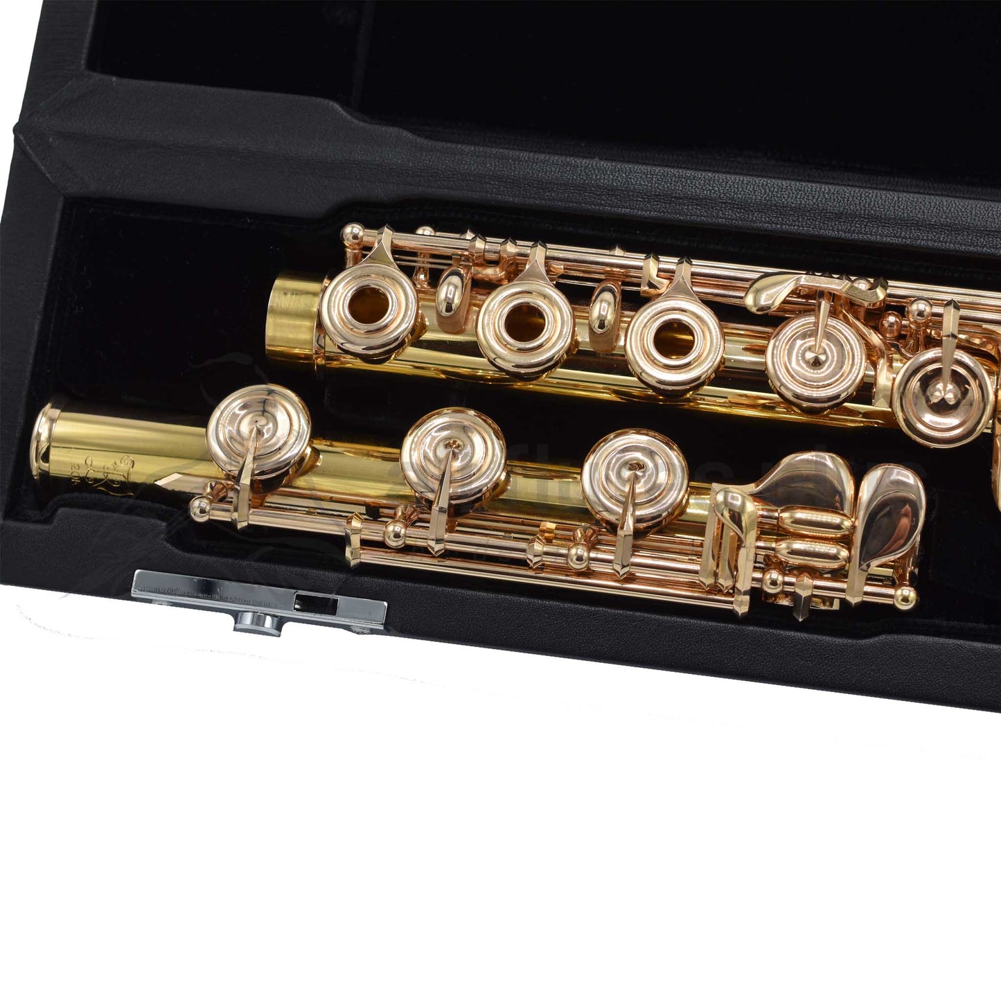 Nagahara Pre-owned 20K Gold Flute With 14K Mechanism ROEB Platinum Riser Heavy Crown C7864