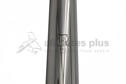 Pre-owned Nagahara .950 Silver Headjoint, 14K Lip Plate, 18K White Gold Extended Riser C7880