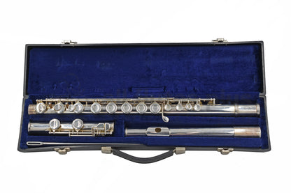 Armstrong Alto Flute with Silver Headjoint In line Pre-owned C7881