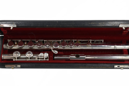 Albert Cooper Handmade Silver Closed Hole Flute Pre-owned Embouchure re-cut by Andrew Oxley C7909