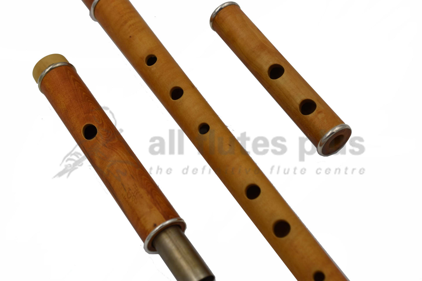 Lejeune Flute in D Stained Boxwood 'Pratten' Model Traditional Keyless C7912