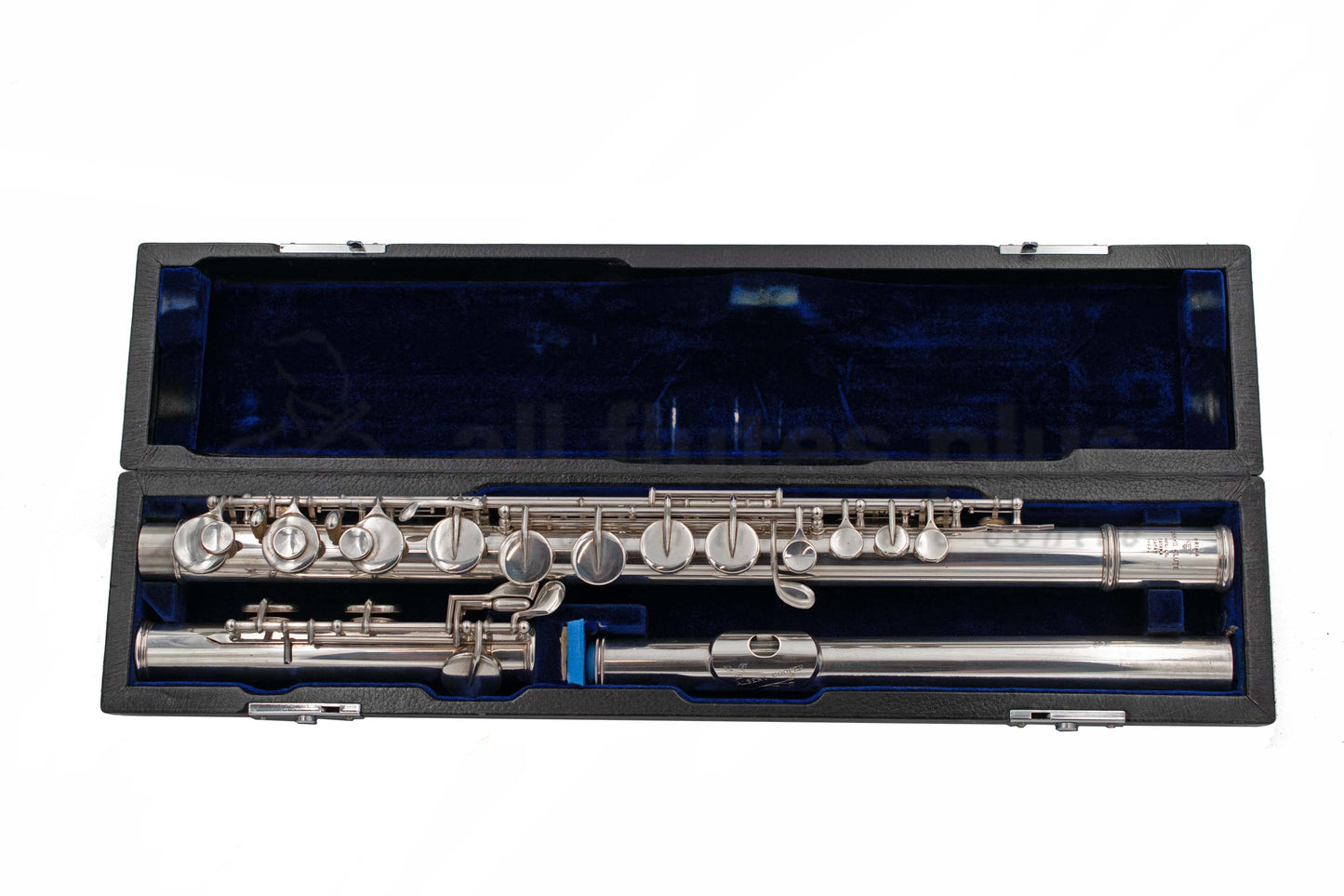 Pre-owned Sankyo silver plated Alto Flute with .925 Silver Headjoint and Albert Cooper lip plate C7941