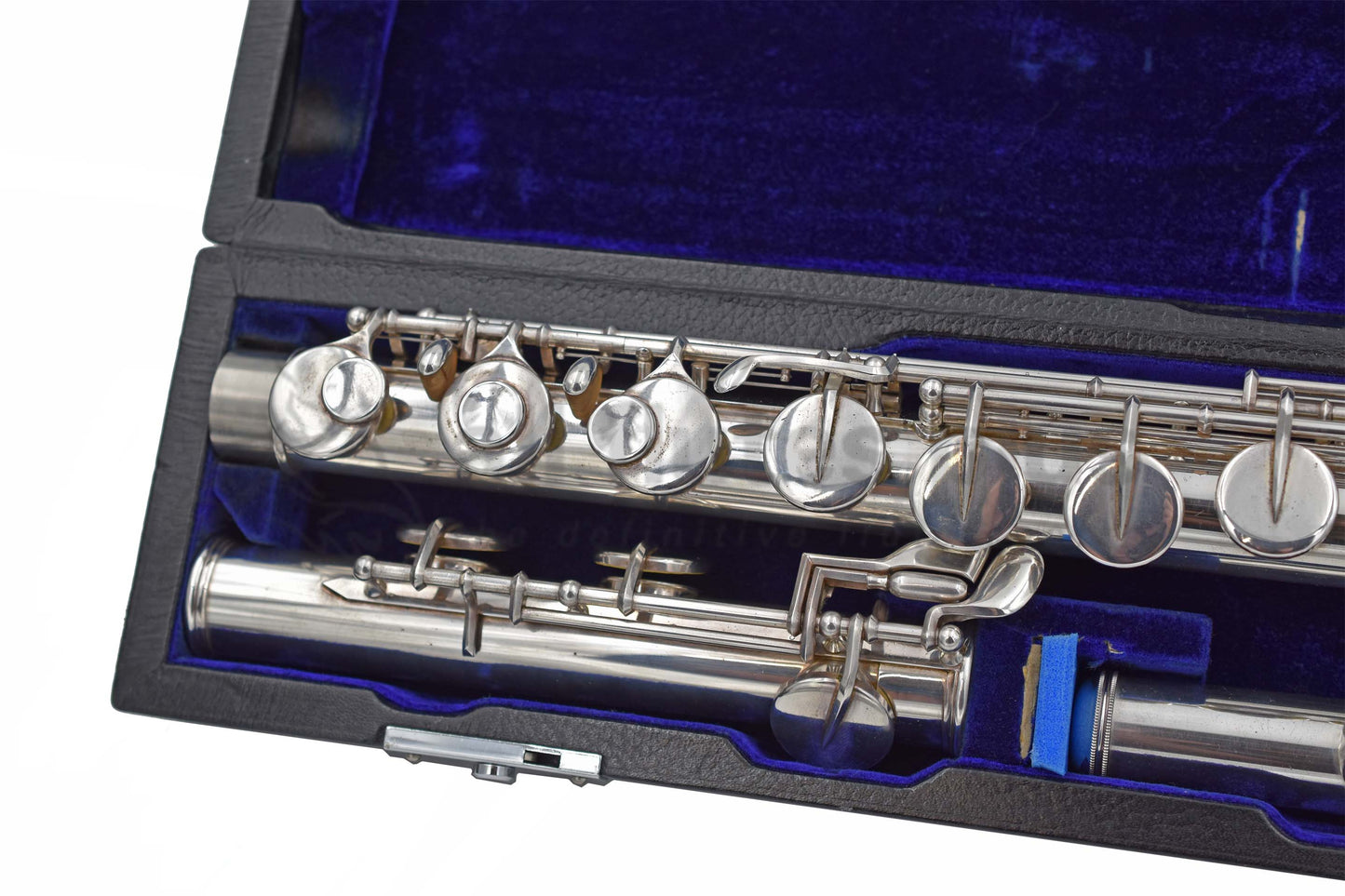 Pre-owned Sankyo silver plated Alto Flute with .925 Silver Headjoint and Albert Cooper lip plate C7941