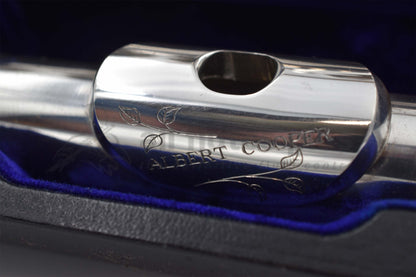 Pre-owned Sankyo silver plated Alto Flute with .925 Silver Headjoint and Albert Cooper lip plate C7941