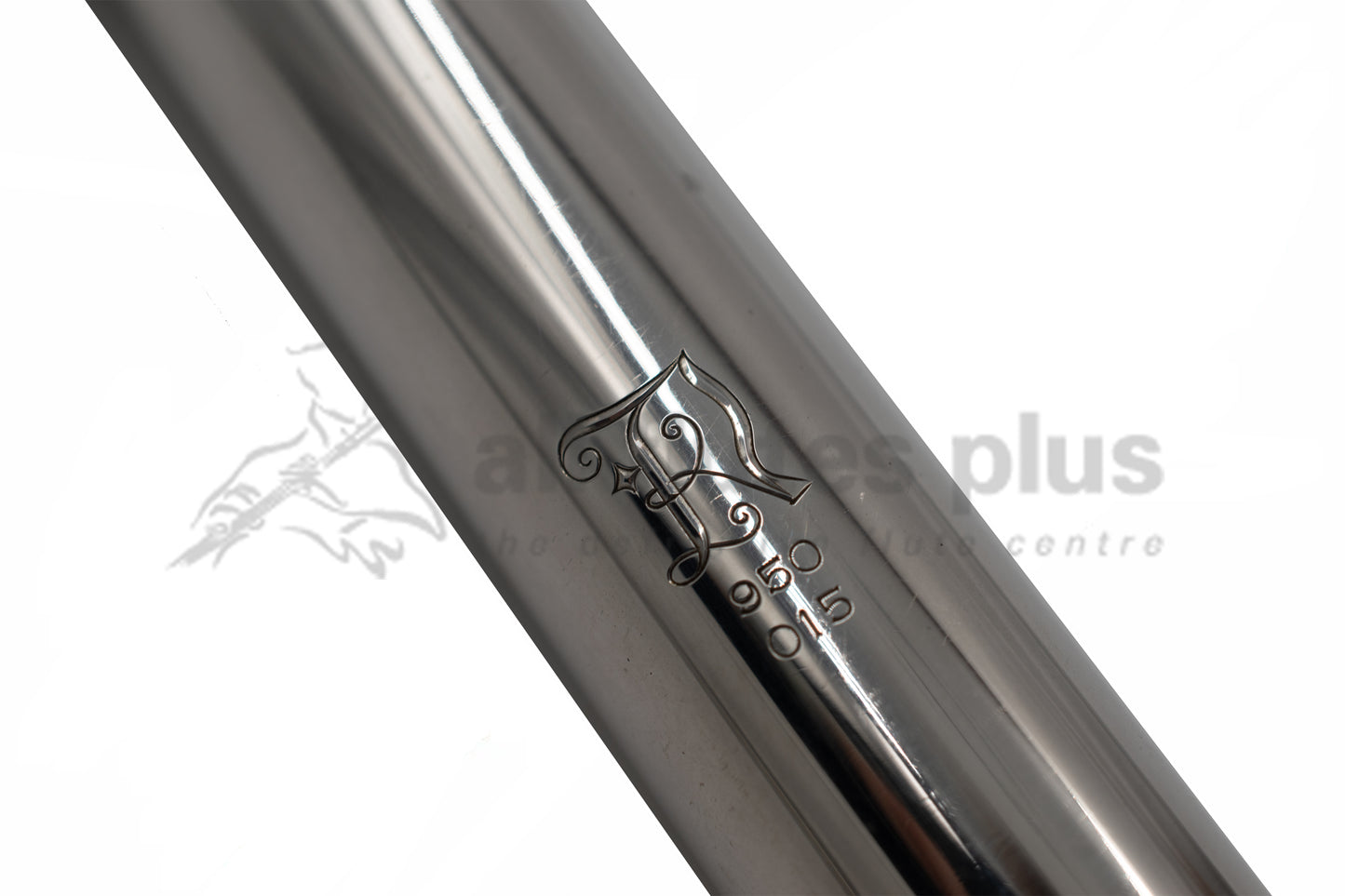 Nagahara .950 Silver Pre-owned Headjoint with 18K White Gold Riser C7944