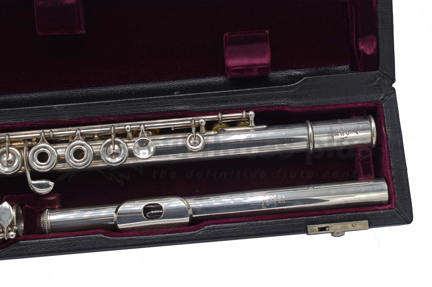 John Lunn Full Silver Handmade Flute with .950 Silver Nagahara Headjoint Pre-Owned C7967