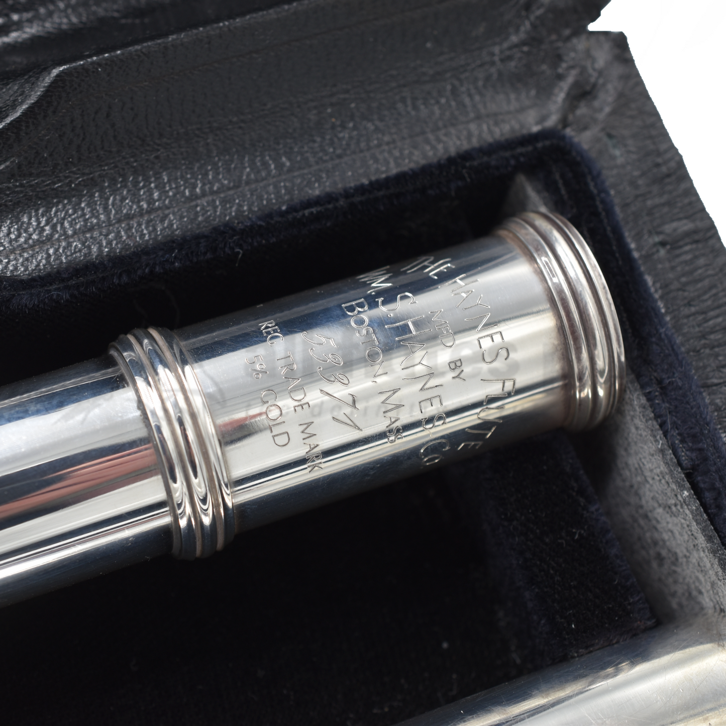 Pre-owned Haynes Handmade Custom 5% Gold Flute with 18K Riser C7997