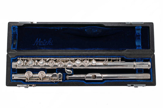 Mateki MO-051 All Silver Pre-owned Flute C8007