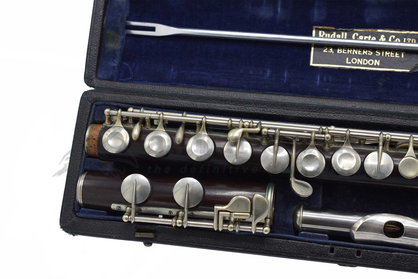 Pre-owned Rudall Carte & Co Ltd Wooden Flute C8013