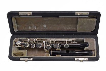 Pre-owned P.Hammig Grenadilla Wood Piccolo with Thin Wall Reform Headjoint C8017