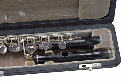 Pre-owned P.Hammig Grenadilla Wood Piccolo with Thin Wall Reform Headjoint C8017