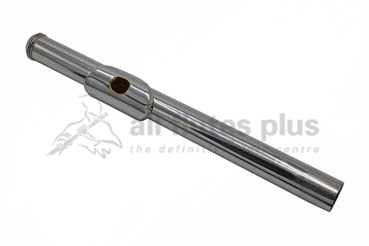 Pre-owned Sankyo .925 Silver Headjoint with 18K Gold Riser C8019