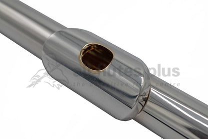 Pre-owned Sankyo .925 Silver Headjoint with 18K Gold Riser C8019