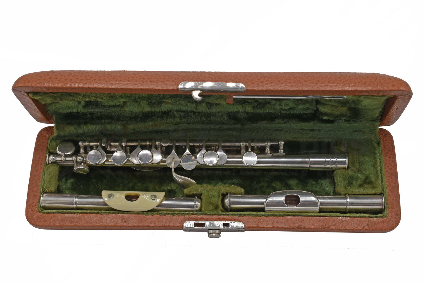 Pre-owned P.Hammig Silver Piccolo with 2 Headjoints and Open G# C8025