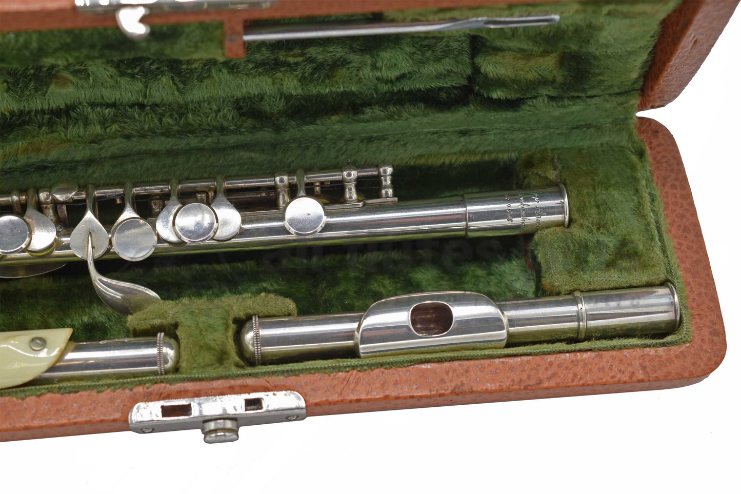 Pre-owned P.Hammig Silver Piccolo with 2 Headjoints and Open G# C8025