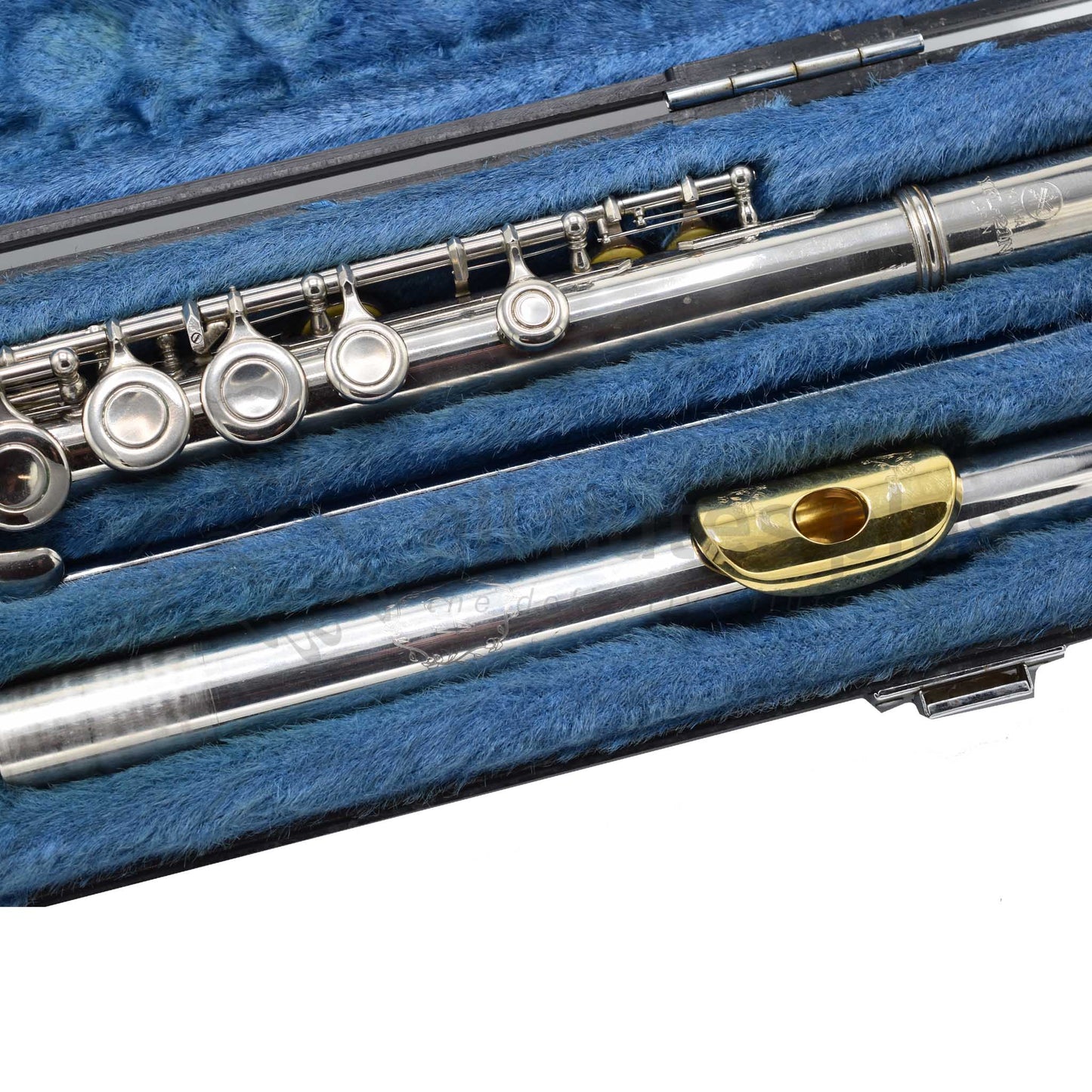 Yamaha YFL21N Pre-owned Flute With Armstrong .925 Silver Headjoint with Gold Plated Lip Plate C8035