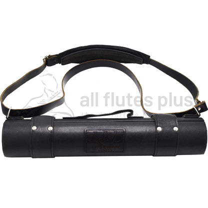 Pre-owned Wiseman Flute & Piccolo Case with Black Gold Interior C8044