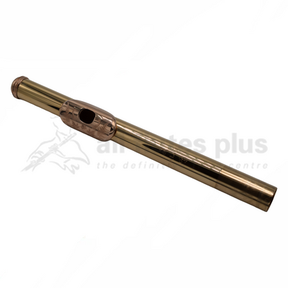 Pre-owned J.R Lafin Headjoint with 18K Gold Tube and Engraved 14K Gold Lip Plate C8056