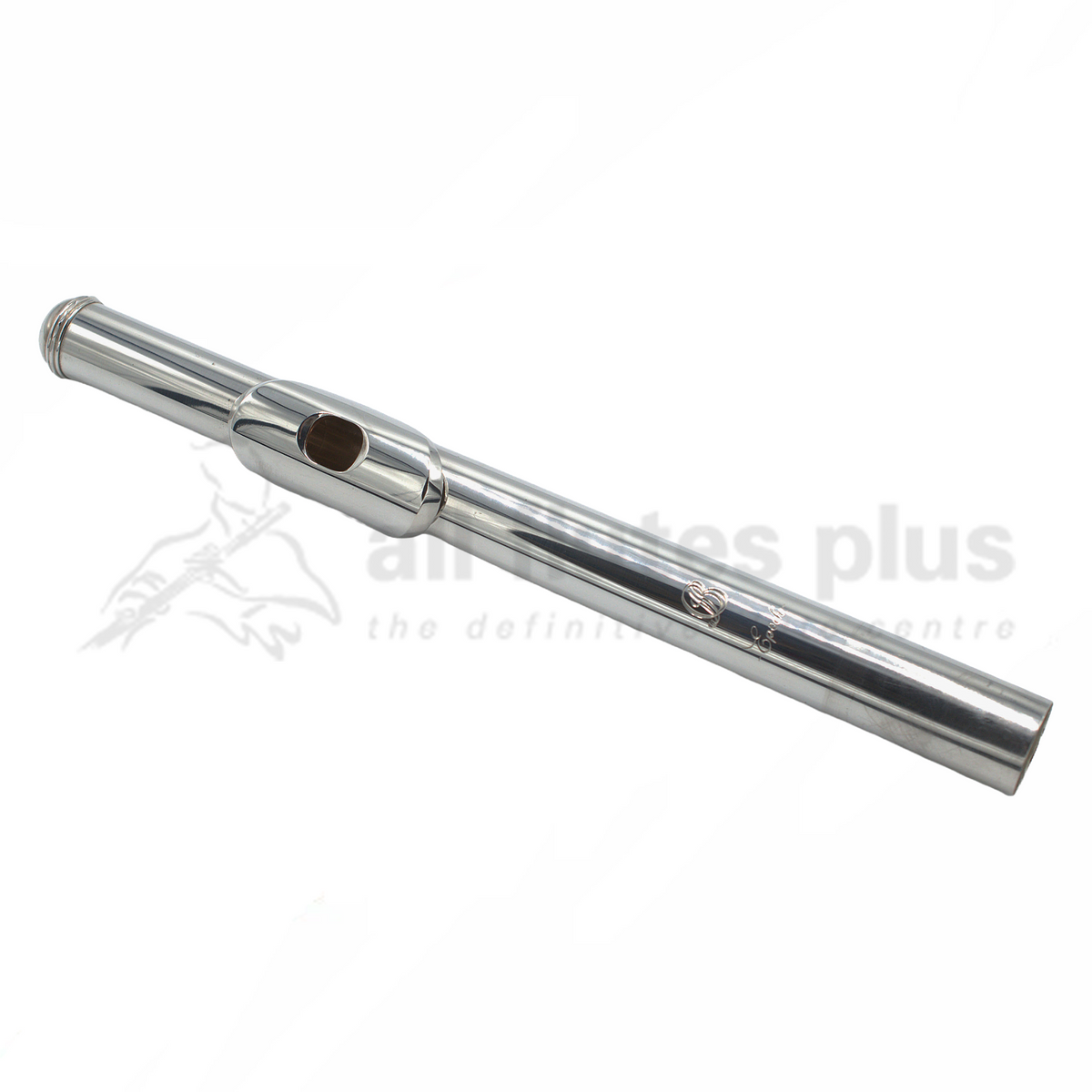 Pre-owned Brannen Silver Epoch Headjoint with 14K Gold Riser C8068