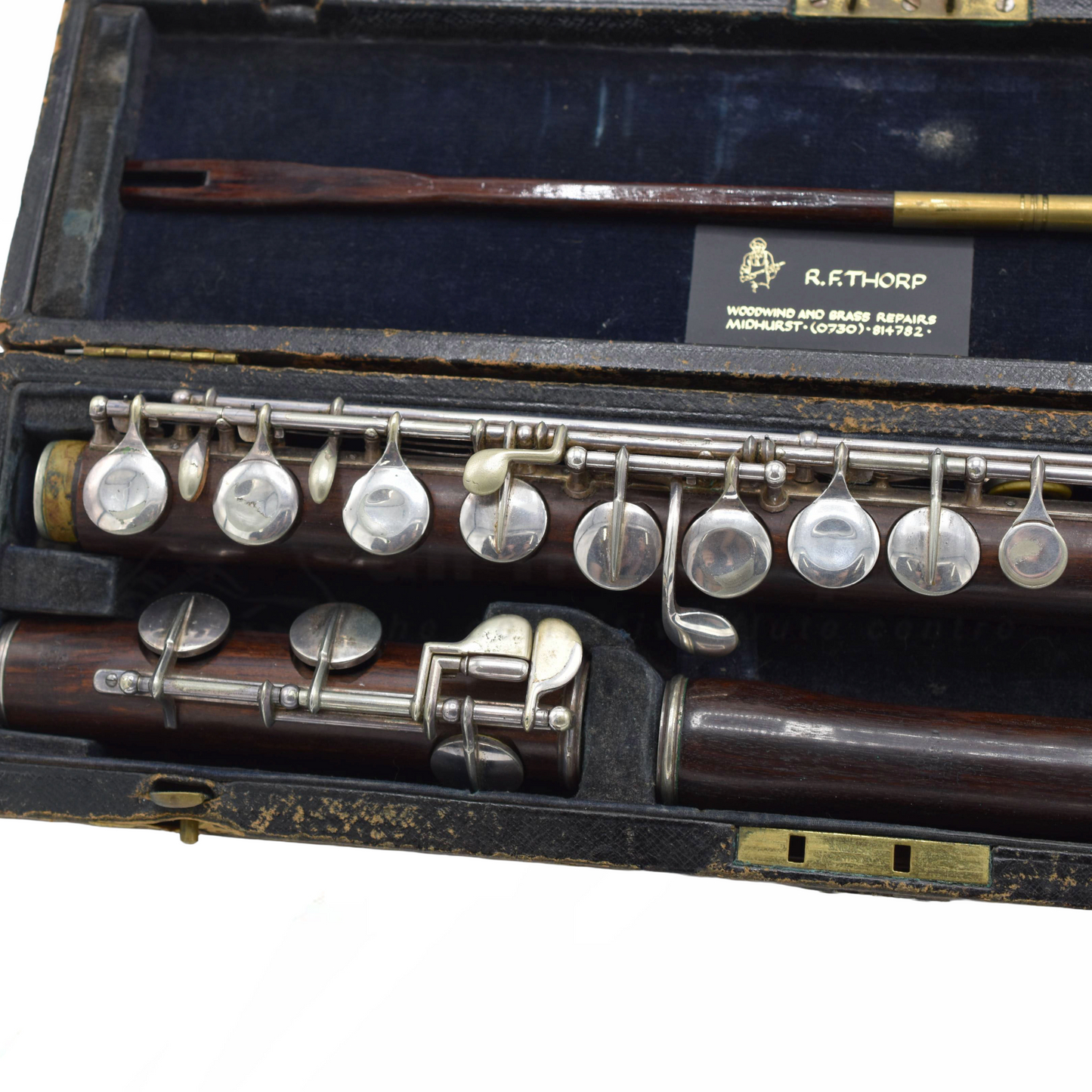 Pre-owned Rudall Carte Cocus Wood Flute C8105