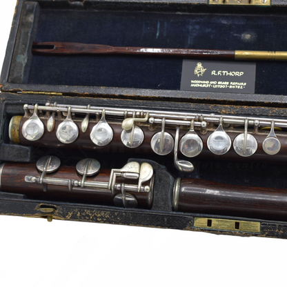 Pre-owned Rudall Carte Cocus Wood Flute C8105