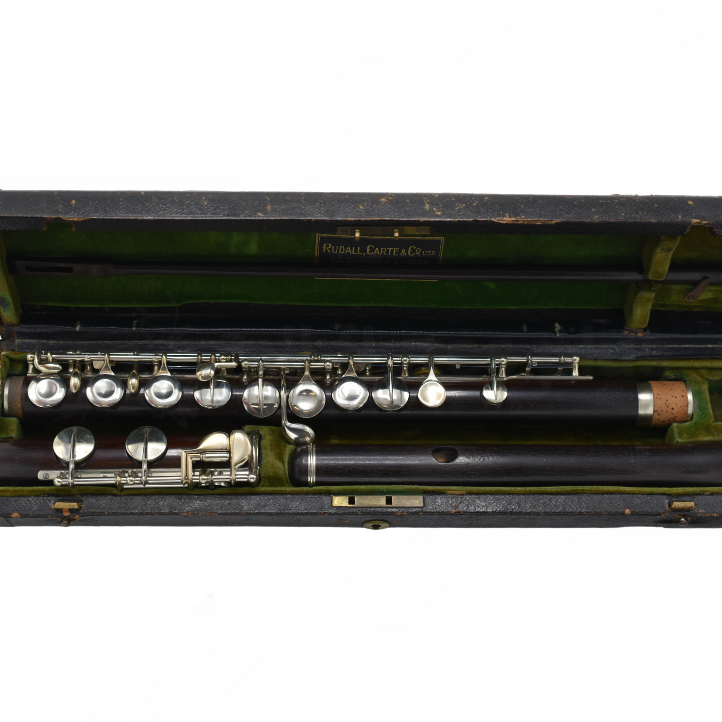 Pre-owned Rudall Carte Cocus Wood Boehm System Flute C8164