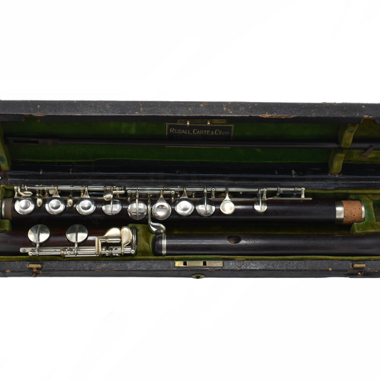 Pre-owned Rudall Carte Cocus Wood Boehm System Flute C8164