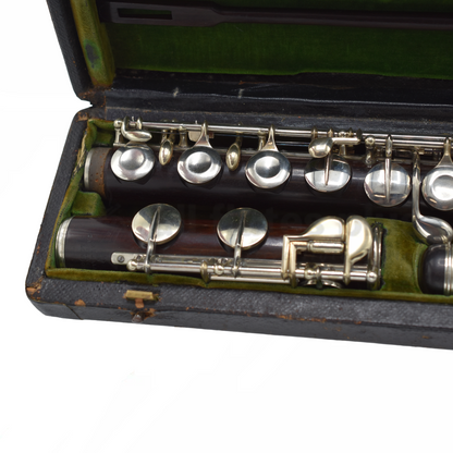 Pre-owned Rudall Carte Cocus Wood Boehm System Flute C8164