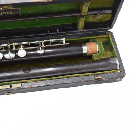 Pre-owned Rudall Carte Cocus Wood Boehm System Flute C8164