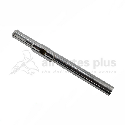 Pre-owned Mancke .925 Silver Headjoint with 8K Riser C8199