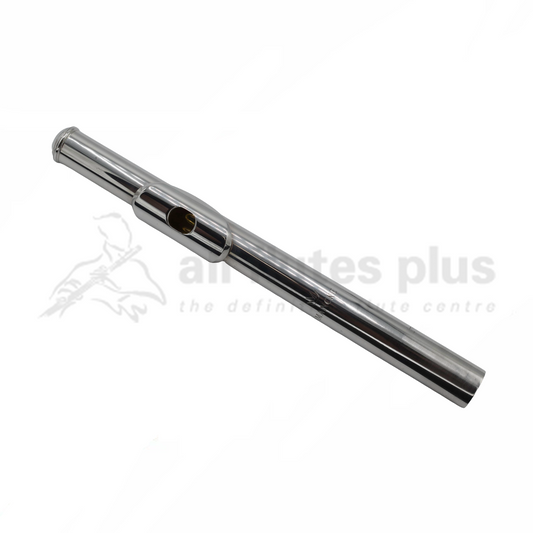 Pre-owned Mancke .925 Silver Headjoint with 8K Riser C8199