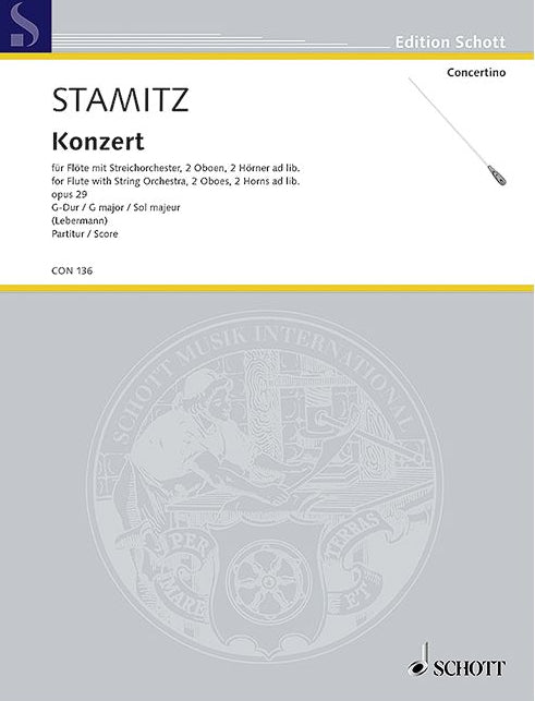 Stamitz- Concerto in G Major Op. 29 (Schott)