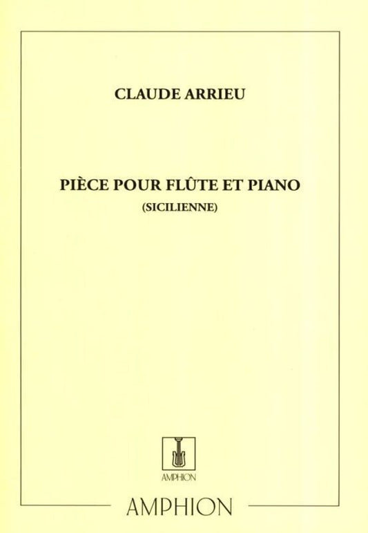 Arrieu- Pièce Pour Flûte et Piano