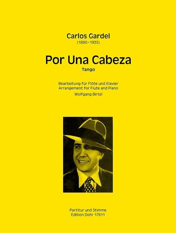 Gardel- Por Una Cabeza for Flute and Piano