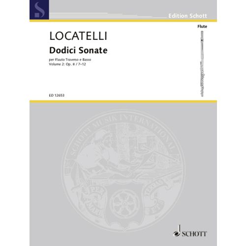 Locatelli- 12 Sonatas Op.2 for Flute and Basso Continuo