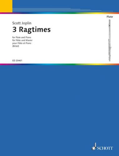 Joplin- 3 Ragtimes for Flute and Piano