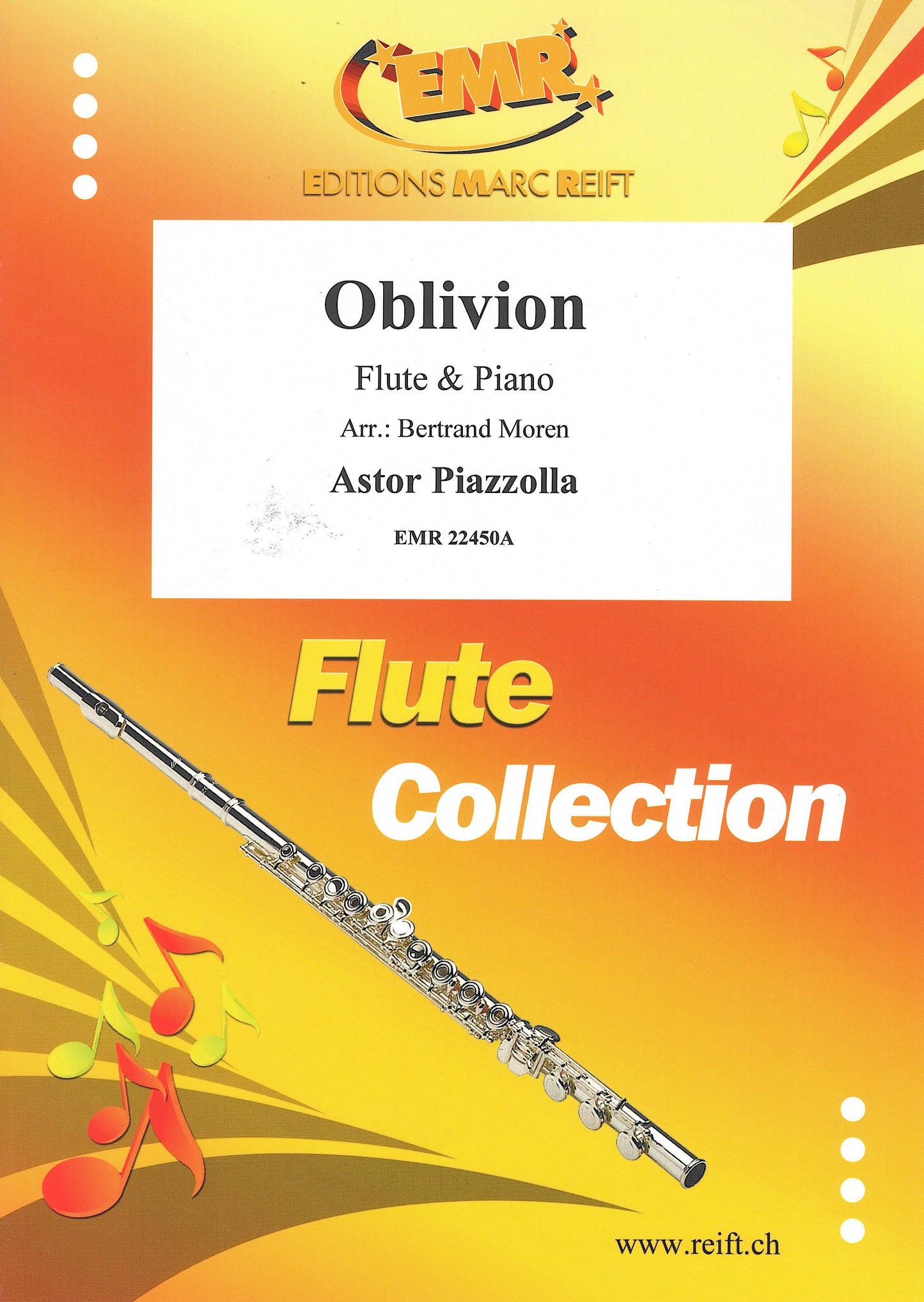 Piazzolla- Oblivion for Flute and Piano