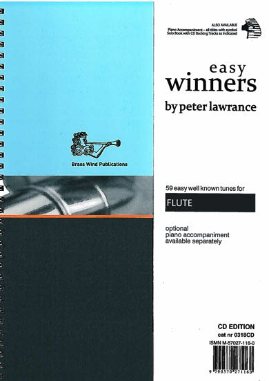 Lawrence- Easy Winners for Flute (with Optional Piano or Playalong CD)