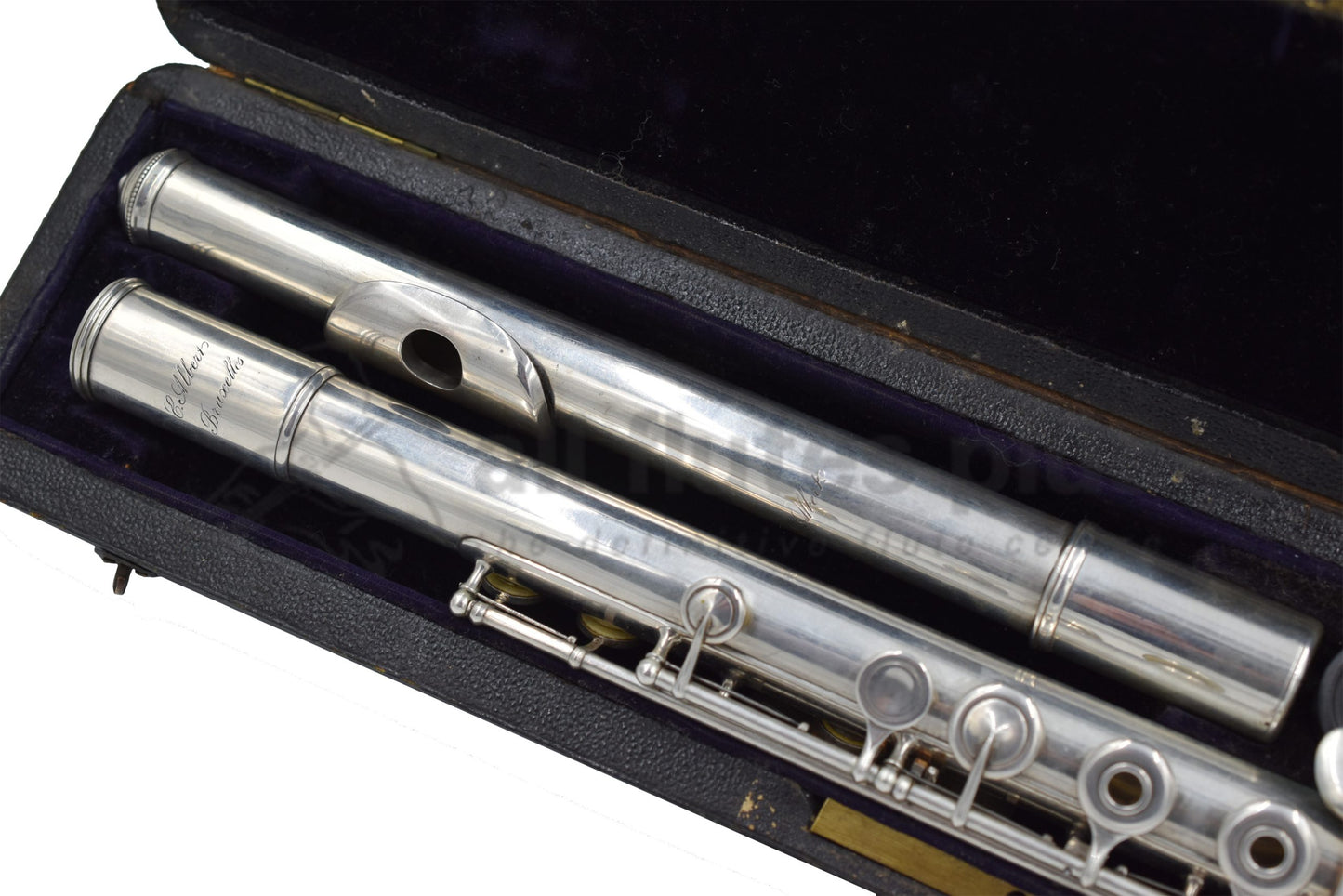 Eugene Albert All Silver Miniature Keyed Flute - C.9031  