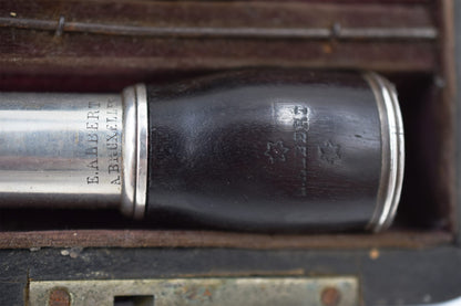 Eugene Albert Boehm System Wooden Flute with Silver Head Joint - C.9042