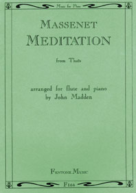 Massenet- Meditation from Thais for Flute and Piano (Fentone)