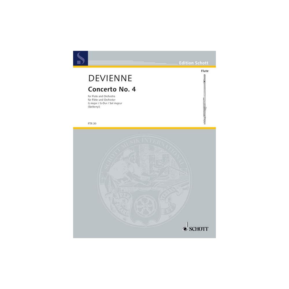 Devienne- Concerto No 4 in G Major for Flute and Piano (Schott)