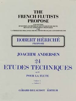 Andersen- 24 Technical Studies for Flute Op. 63 (Billaudot)