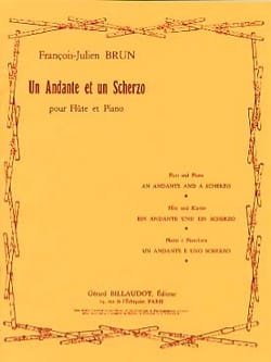 Brun- Un Andante et un Scherzo for Flute and Piano